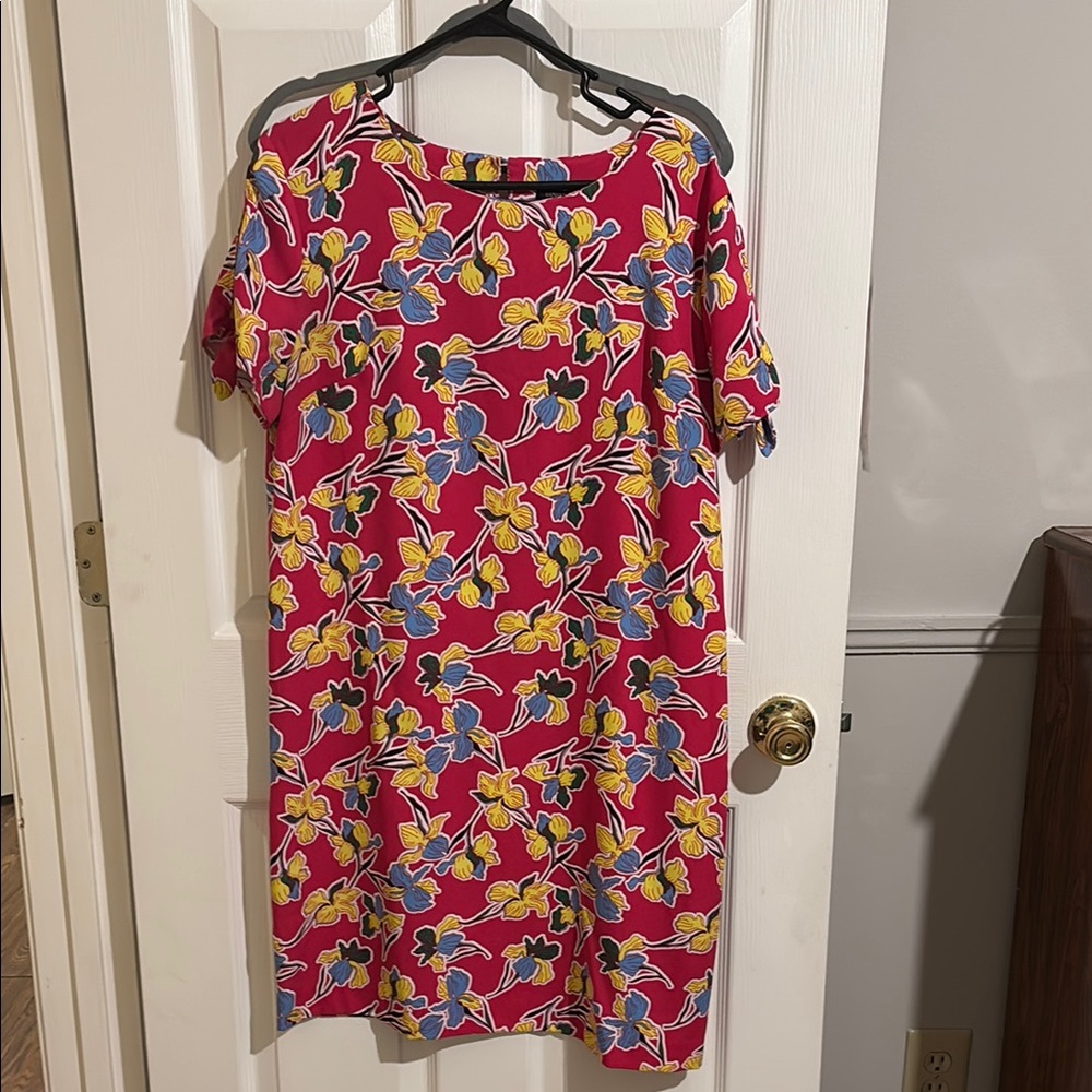 Banana Republic Floral Pink Dress size 12